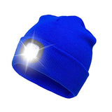 Outdoor winter LED lamp cap for running cycling hiking camping